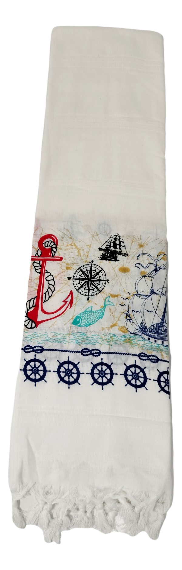 Пещемал DOMTEX, Кърпа за плаж, 100 х 180 cm, Морски - Image 3